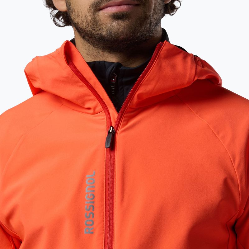 Skitourenjacke Herren Rossignol Venon Wind Hoodie neon red 5