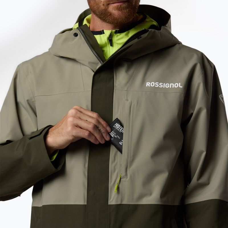 Herren-Skijacke Rossignol Desafio 2L Shell vetiver 6