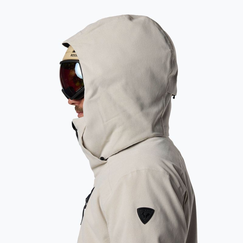 Herren-Skijacke Rossignol Corduroy Insulated silver cloud 14