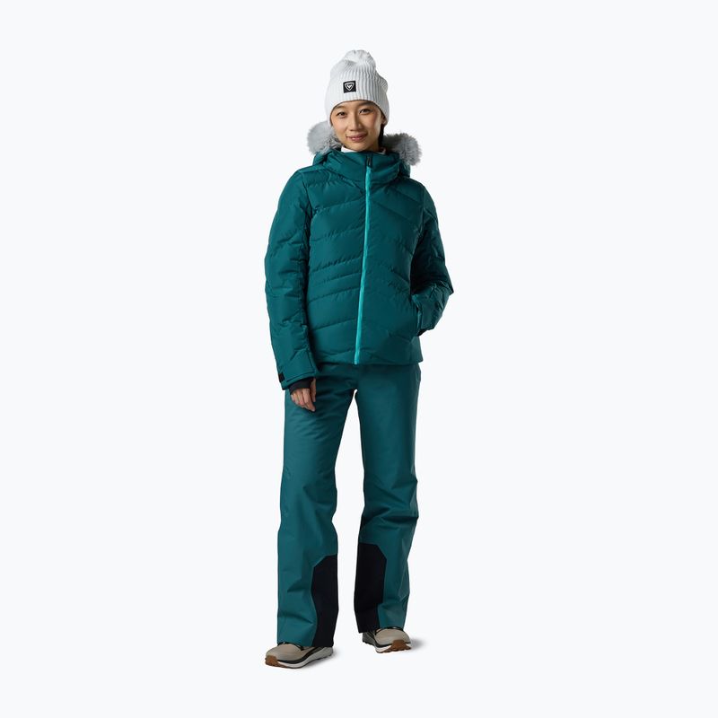 Damen-Skijacke Rossignol Staci Insulated transformative teal pearly 2
