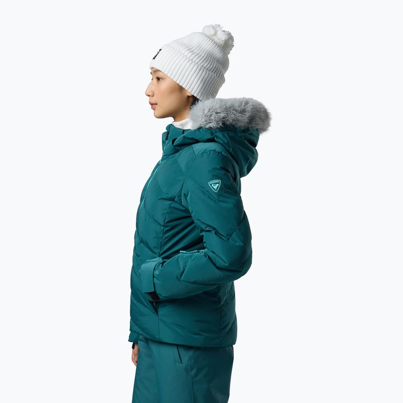 Damen-Skijacke Rossignol Staci Insulated transformative teal pearly 4