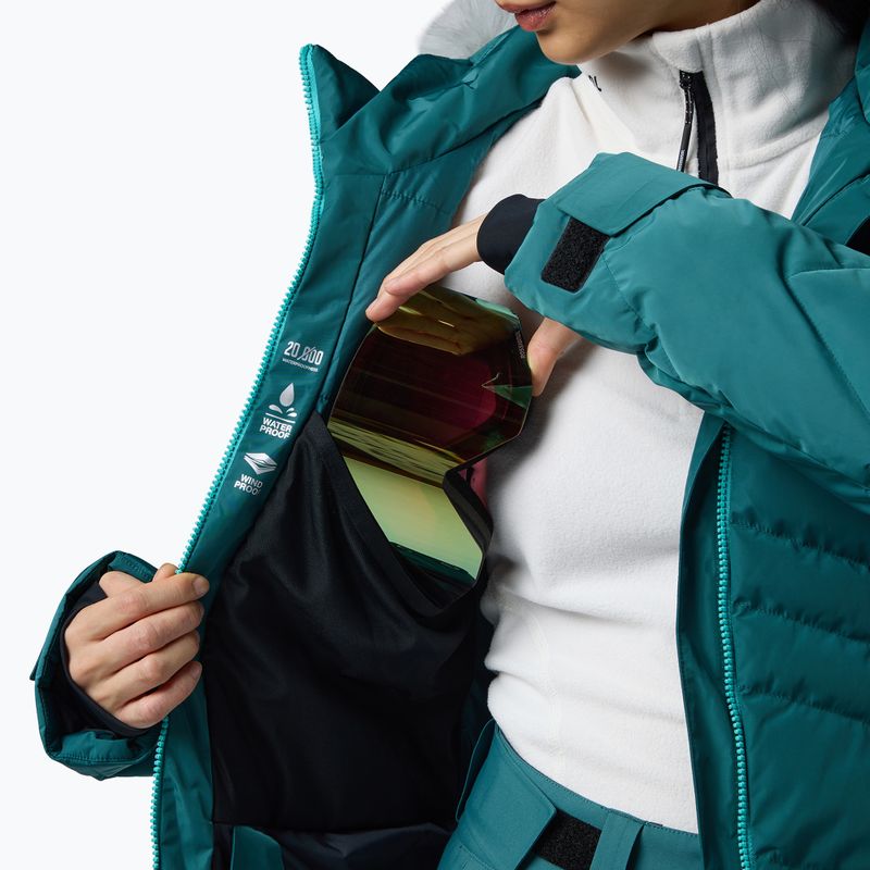 Damen-Skijacke Rossignol Staci Insulated transformative teal pearly 11