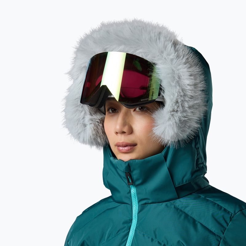 Damen-Skijacke Rossignol Staci Insulated transformative teal pearly 13