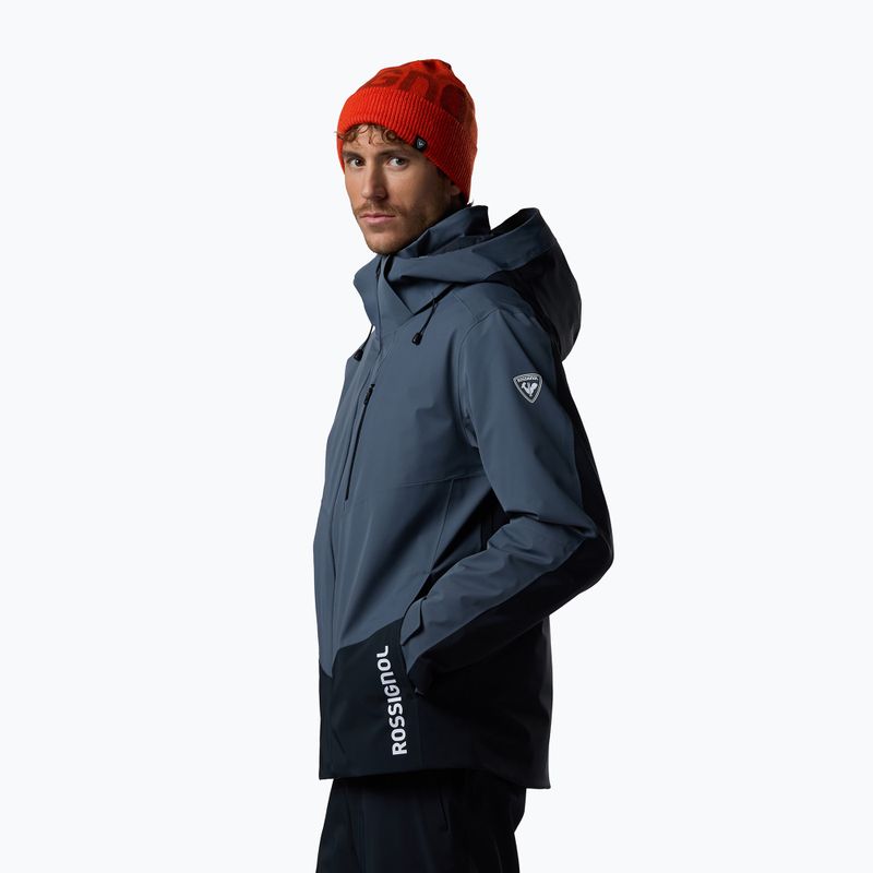 Herren-Skijacke Rossignol 4WS Blackside Insulated turbulence/black 4