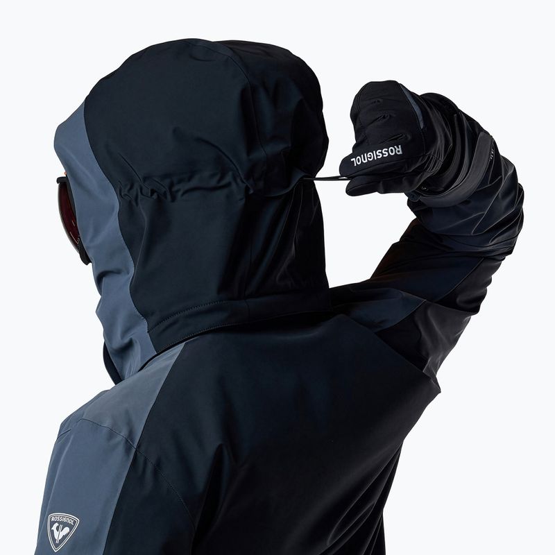 Herren-Skijacke Rossignol 4WS Blackside Insulated turbulence/black 14