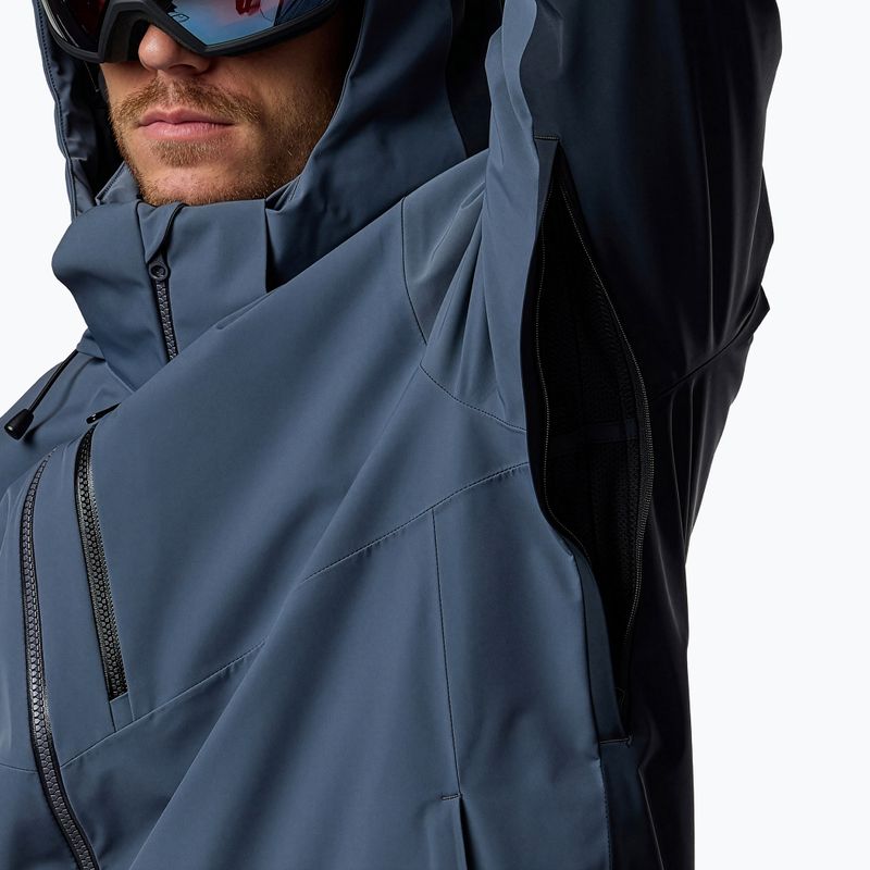 Herren-Skijacke Rossignol 4WS Blackside Insulated turbulence/black 15