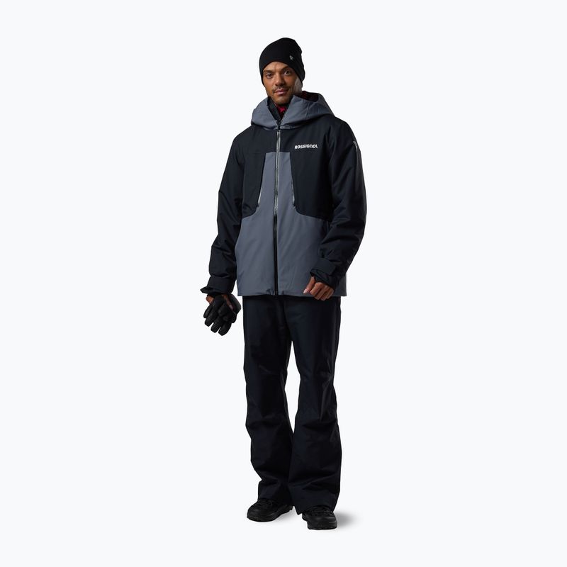 Herren-Skijacke Rossignol Velika Insulated turbulence/black 2
