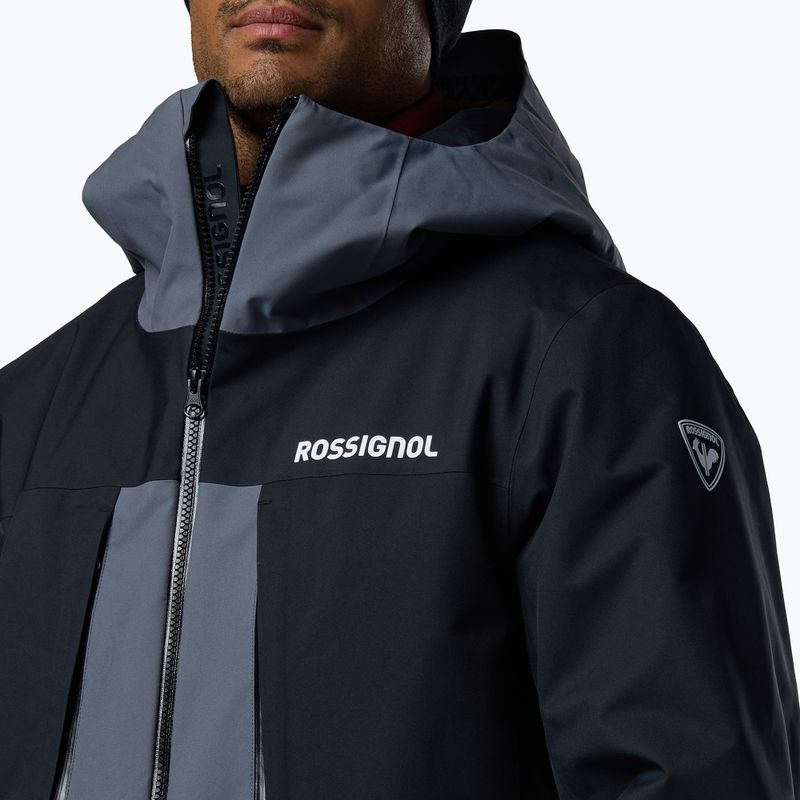 Herren-Skijacke Rossignol Velika Insulated turbulence/black 5