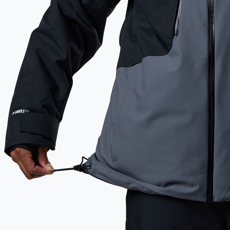 Herren-Skijacke Rossignol Velika Insulated turbulence/black 9