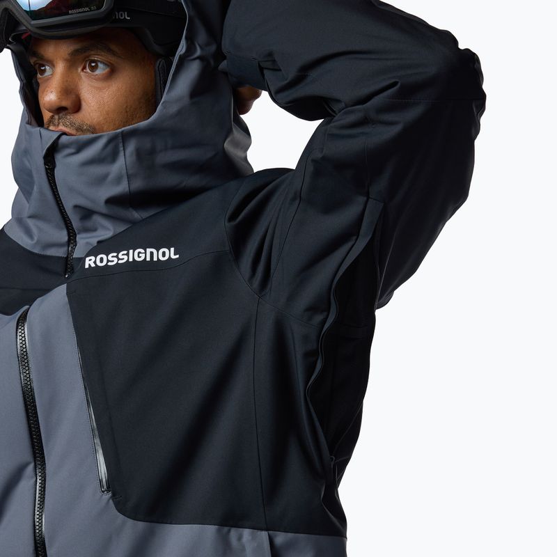 Herren-Skijacke Rossignol Velika Insulated turbulence/black 15