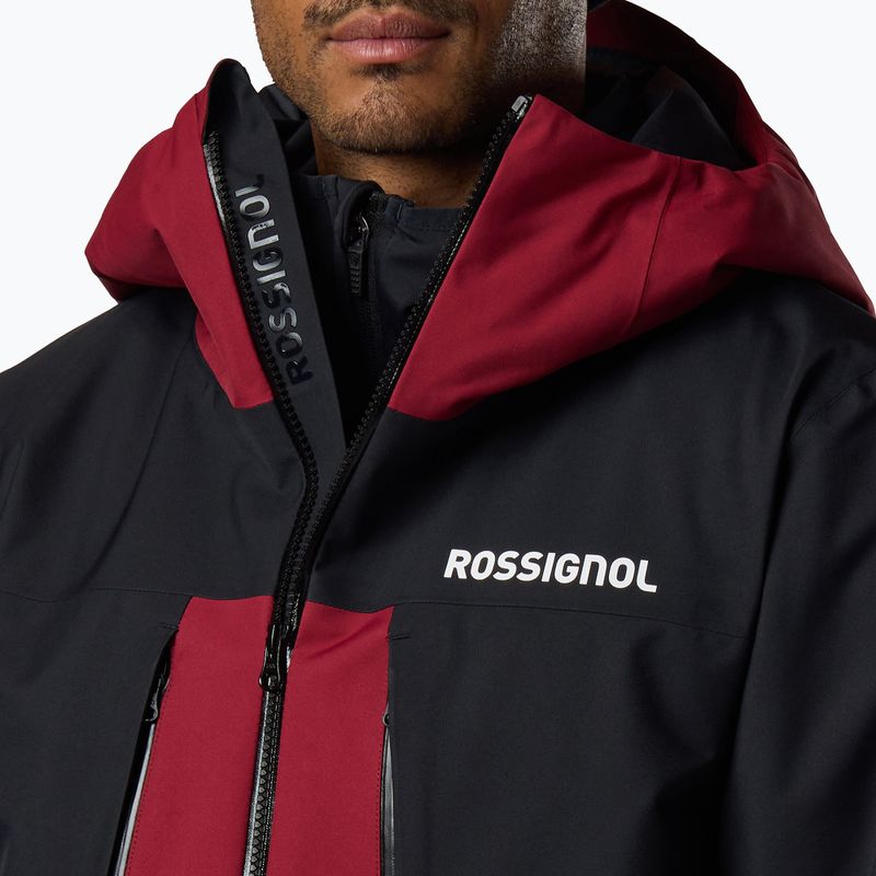 Herren-Skijacke Rossignol Velika Insulated tibetan red/black 5