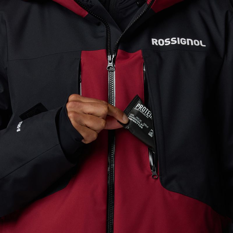 Herren-Skijacke Rossignol Velika Insulated tibetan red/black 7
