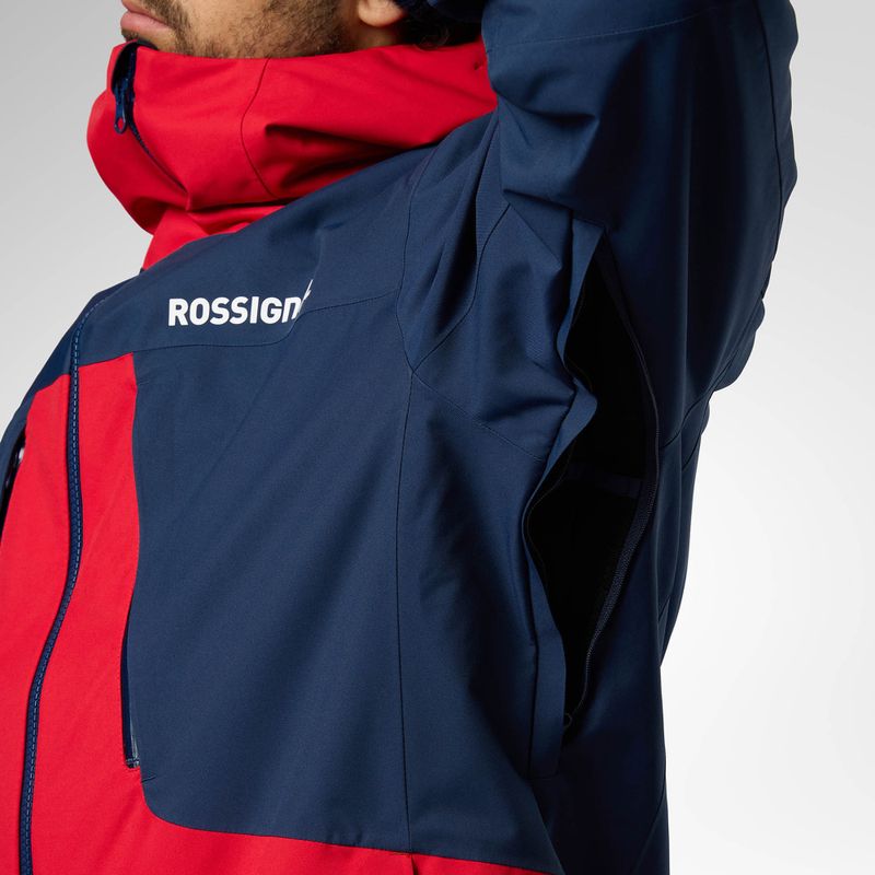 Herren-Skijacke Rossignol Velika Insulated sports red/dark navy 9