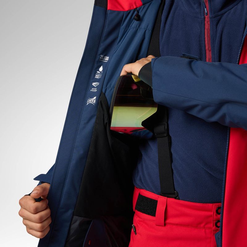 Herren-Skijacke Rossignol Velika Insulated sports red/dark navy 11