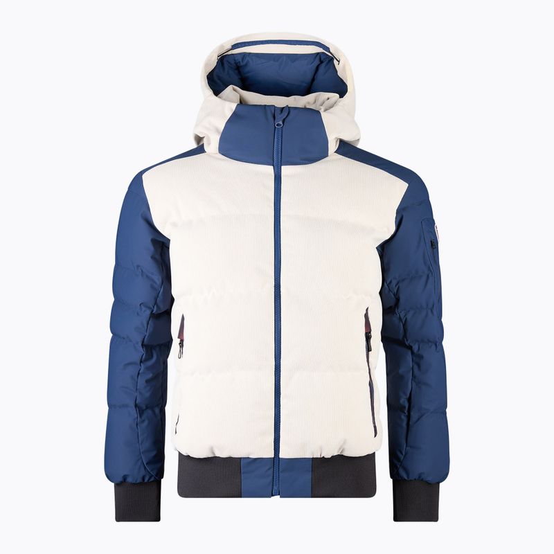 Herren-Skijacke Rossignol Corduroy Down Bomber silver cloud/dark navy 15