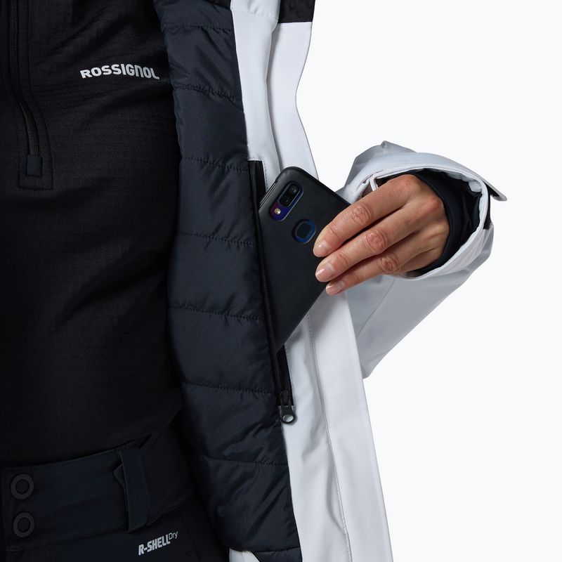 Damen-Skijacke Rossignol 4WS Blackside Insulated ck/white 13