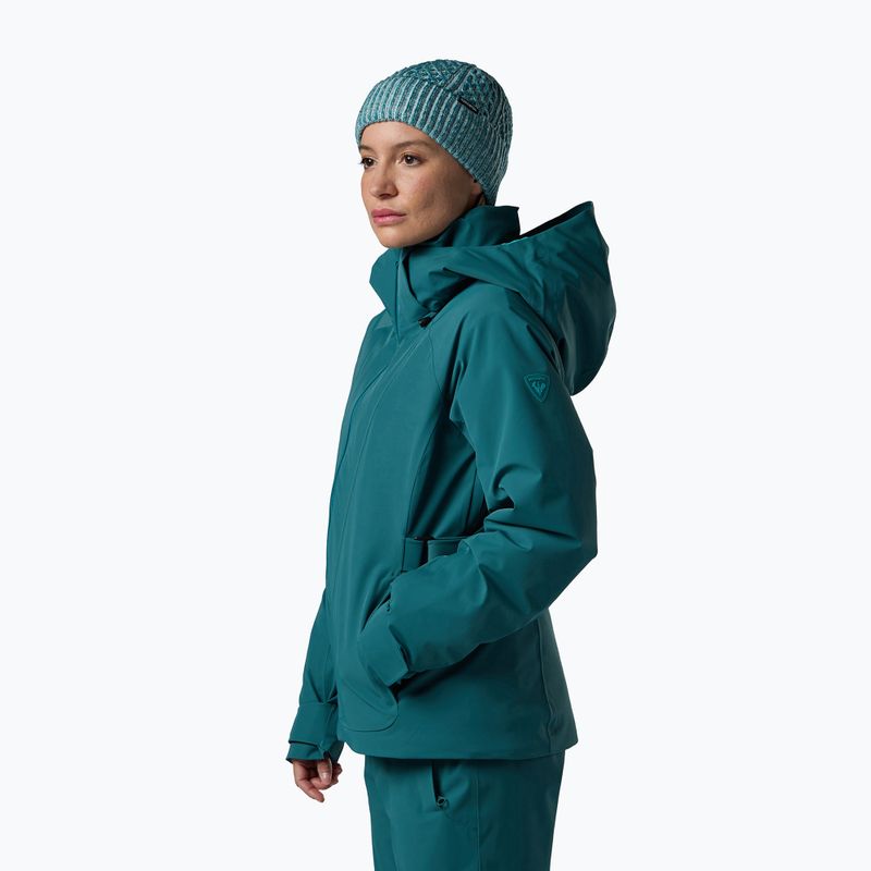 Damen-Skijacke Rossignol 4WS Blackside Insulated transformative teal 4