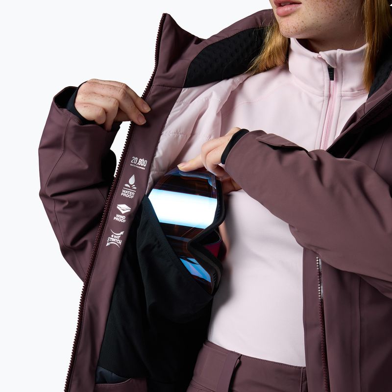 Damen-Skijacke Rossignol 4WS Blackside Insulated huckleberry 9