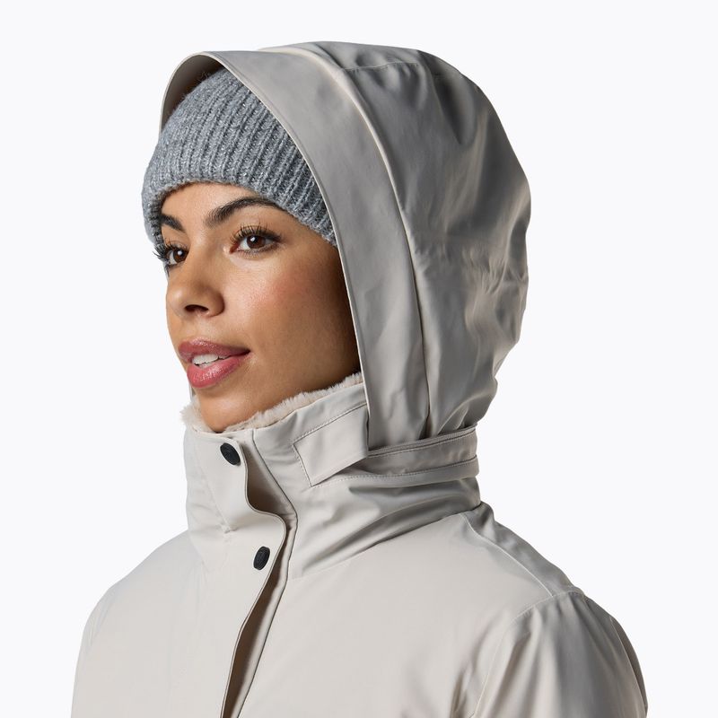 Damen-Skijacke Rossignol Snowdazzle Belted silver cloud 5