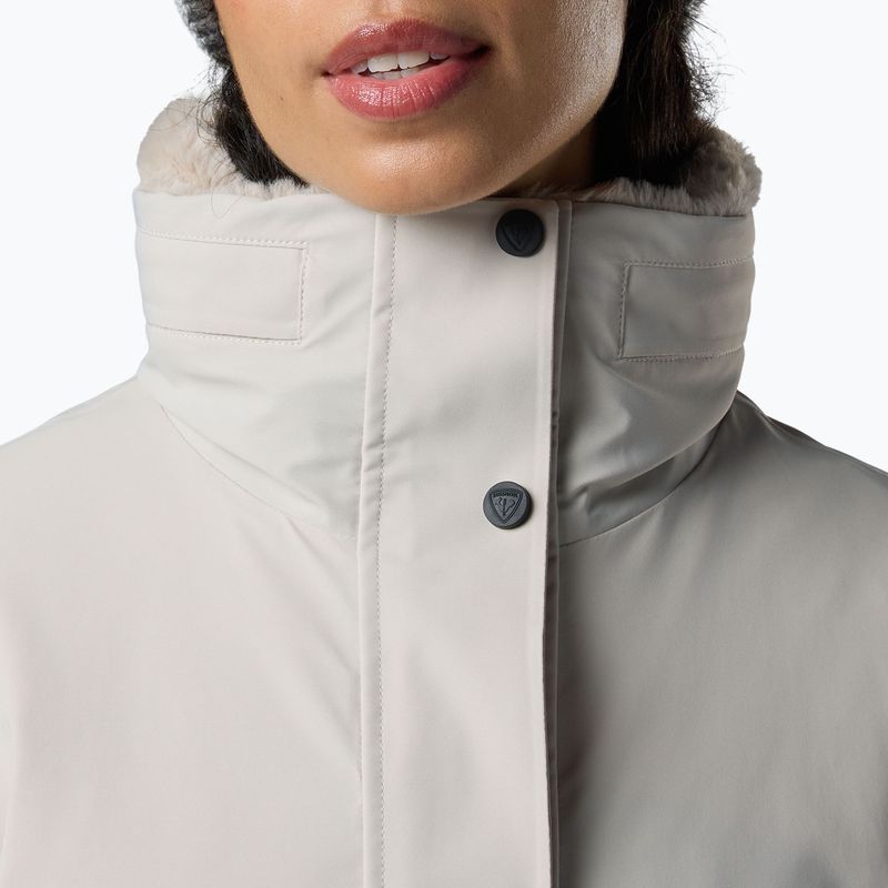 Damen-Skijacke Rossignol Snowdazzle Belted silver cloud 7