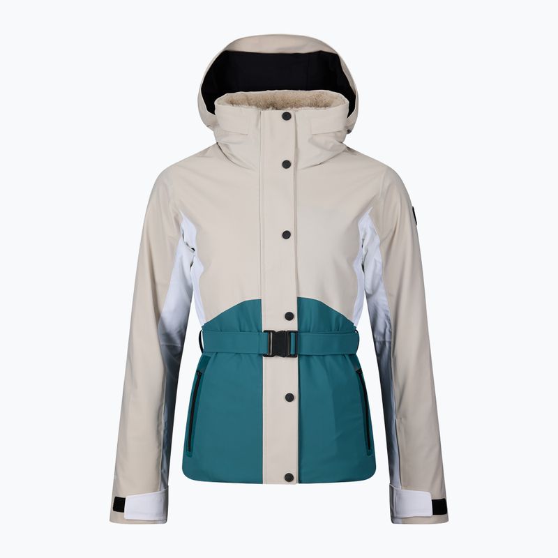 Damen-Skijacke Rossignol Snowdazzle Belted silver cloud 15