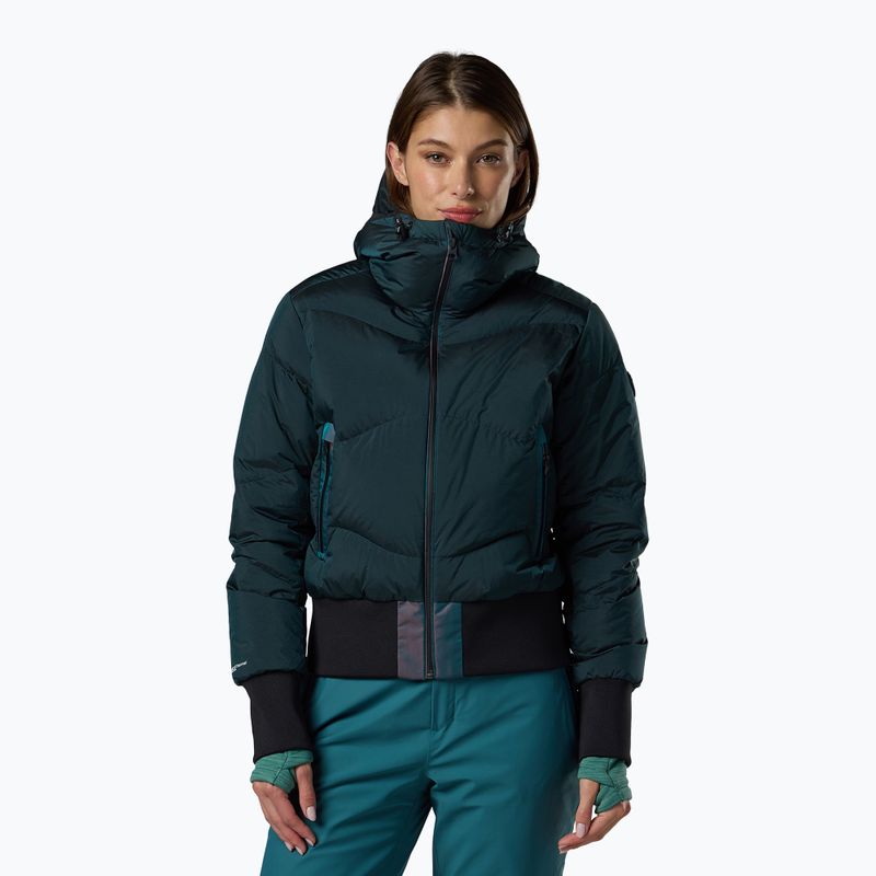 Damen-Skijacke Rossignol Snowblaze Down Bomber transformative teal
