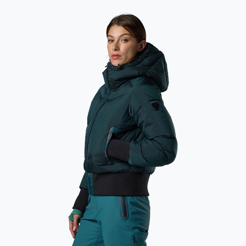 Damen-Skijacke Rossignol Snowblaze Down Bomber transformative teal 4