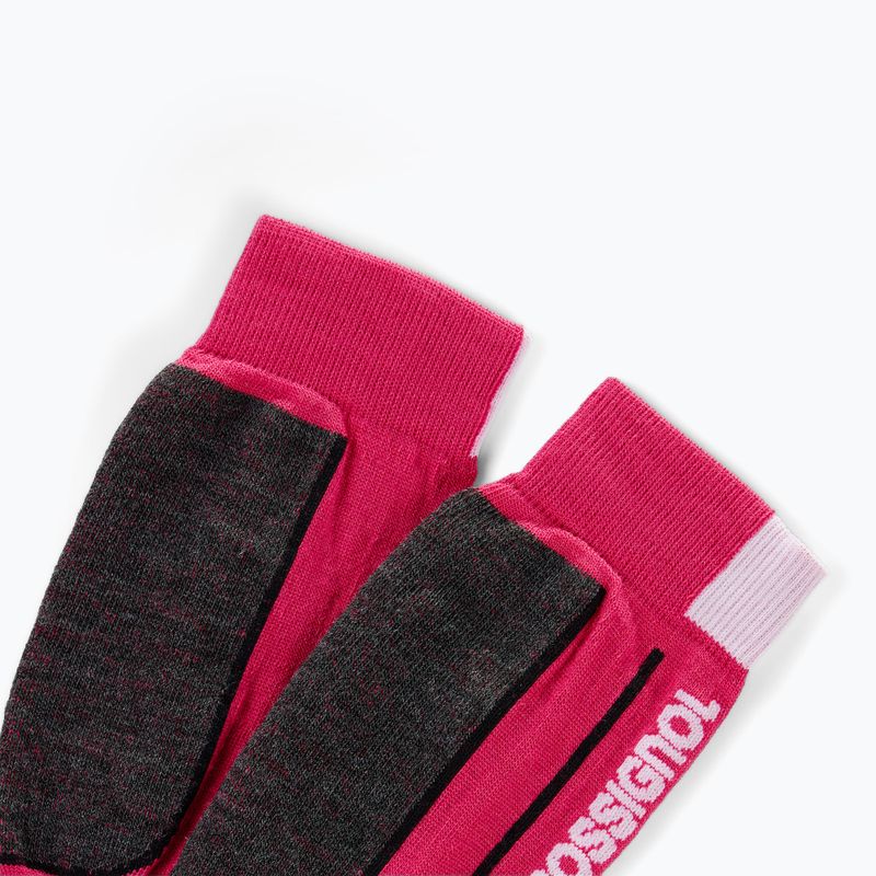 Skisocken für Kinder Rossignol Essential electric fuchsia 2