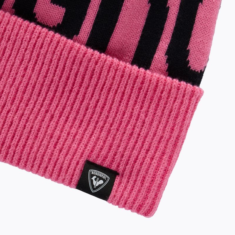 Wintermütze Rossignol Strawpile Beanie electric fuchsia 3