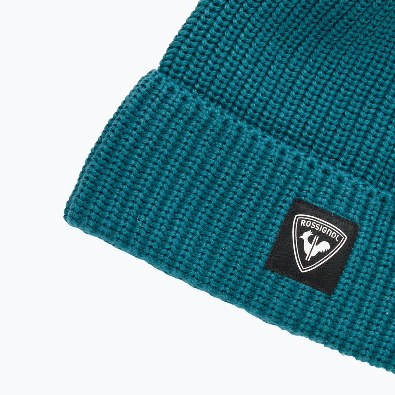 Wintermütze Rossignol Strawpile Pompom Beanie transformative teal 3