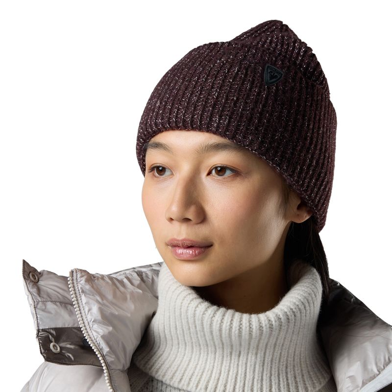 Damen Wintermütze Rossignol Snowcrystal huckleberry 4