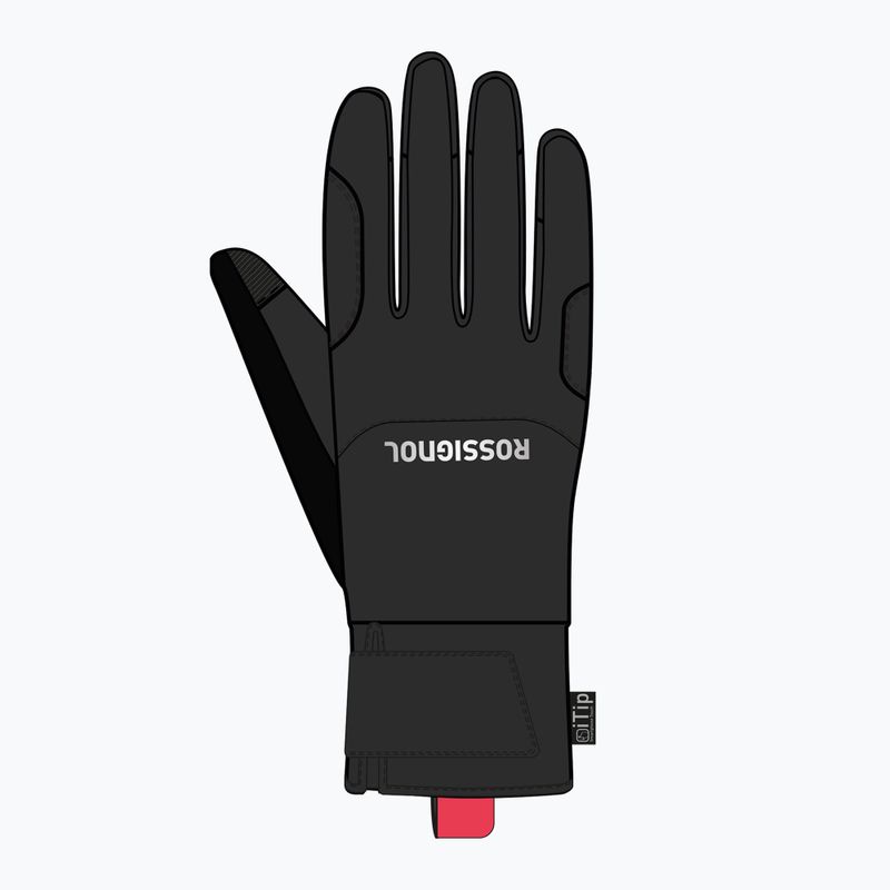 Skitourenhandschuhe Rossignol CWA R-Shell Wind black 3