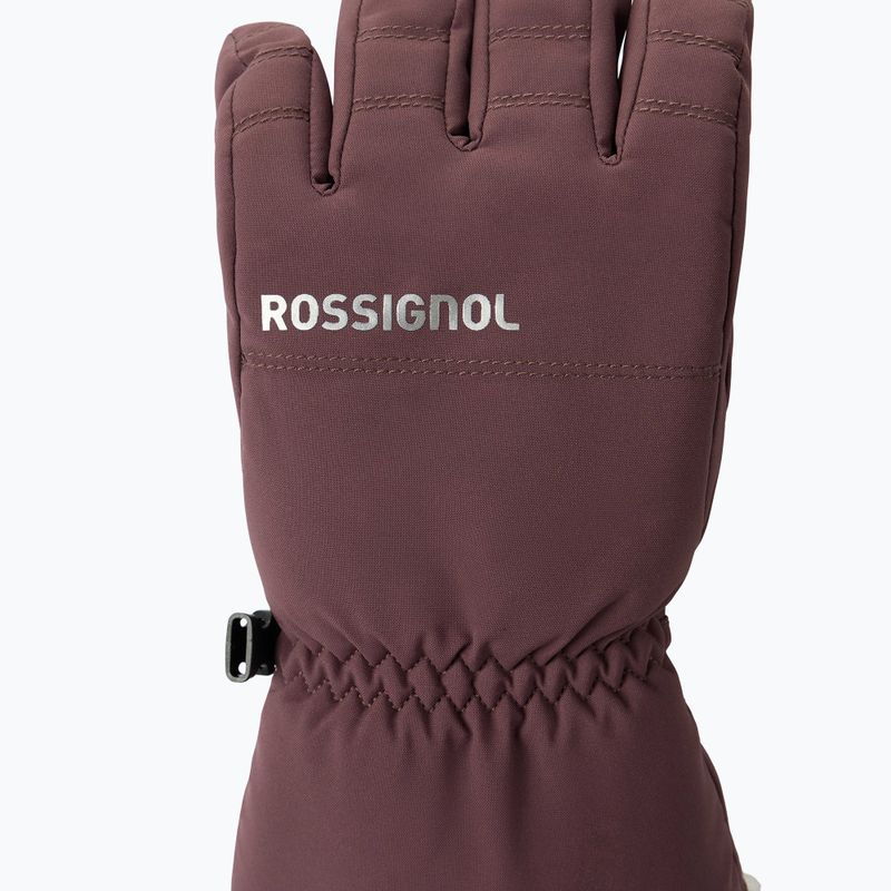 Damen-Skihandschuhe Rossignol Perfy G huckleberry 3