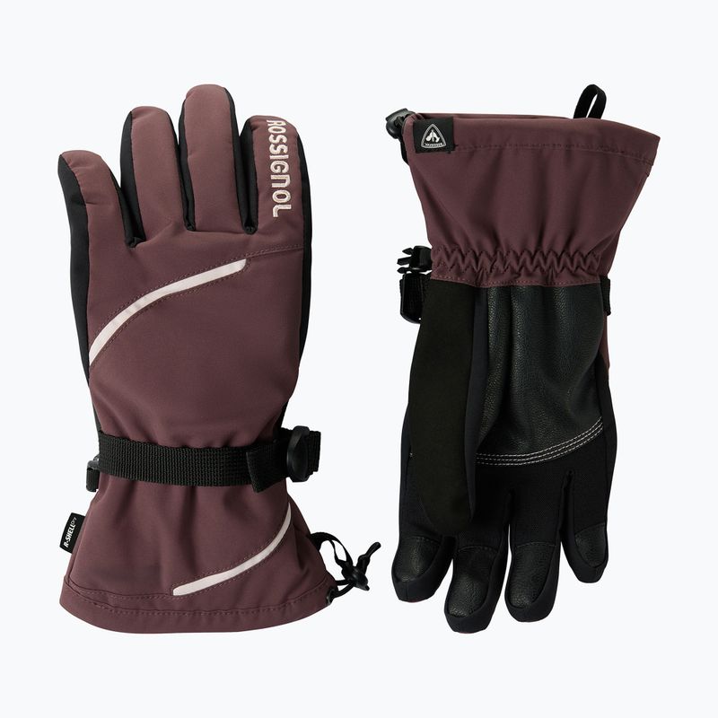 Damen-Skihandschuhe Rossignol Temptation R-Shell huckleberry 2