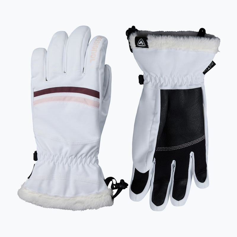 Damen-Skihandschuhe Rossignol Piste R-Shell Dry white 2