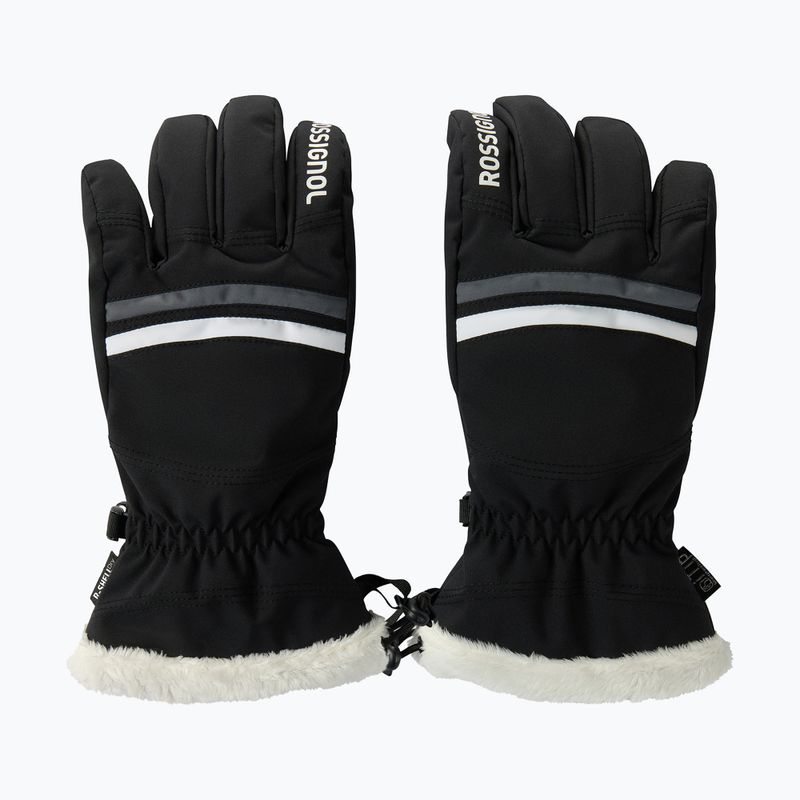 Damen-Skihandschuhe Rossignol Piste R-Shell Dry black