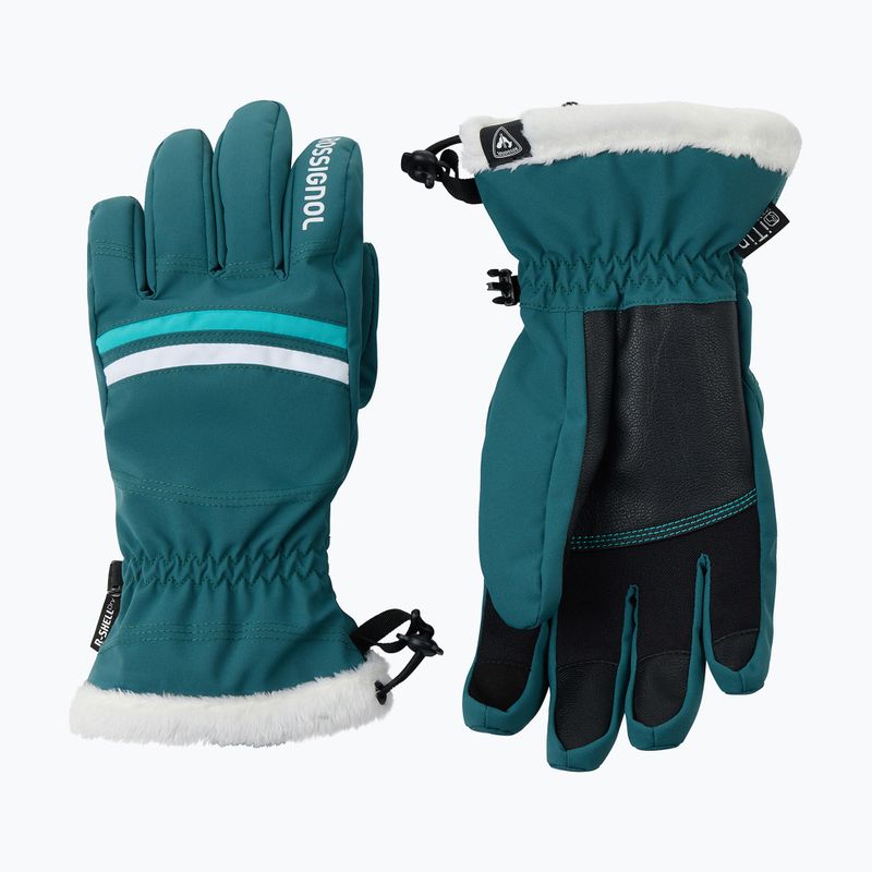 Damen-Skihandschuhe Rossignol Piste R-Shell Dry transformative teal 2