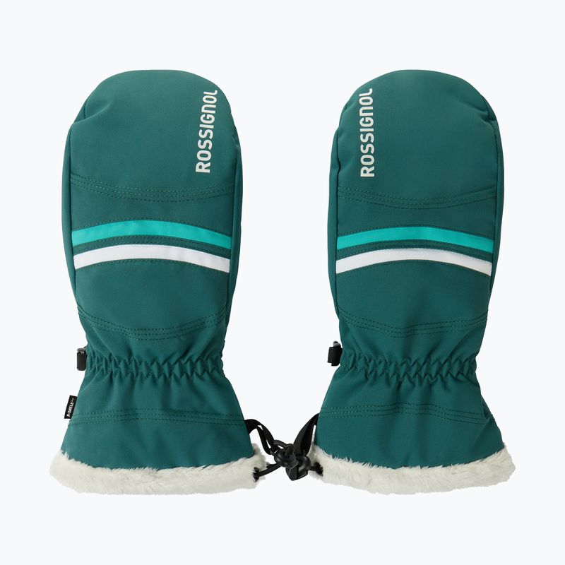 Damen-Skihandschuhe Rossignol Piste Mittens R-Shell Dry transformative teal