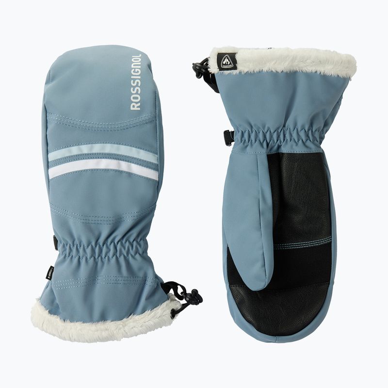 Damen-Skihandschuhe Rossignol Piste Mittens R-Shell Dry windward blue 2