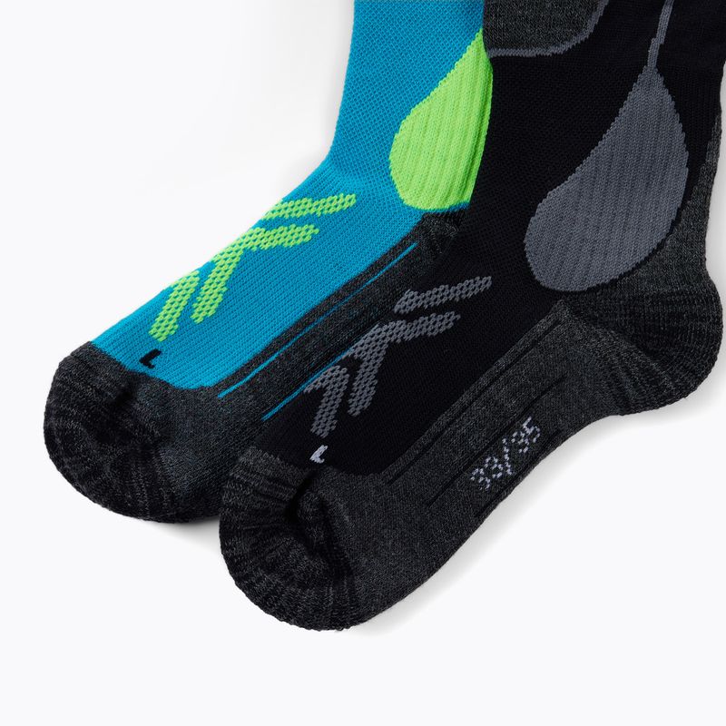 Skisocken für Kinder Rossignol Essential 2 pack black 3