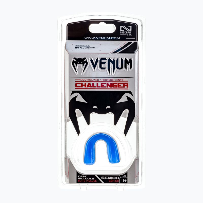 Venum Challenger Einzelkieferprotektor weiß und blau 0617