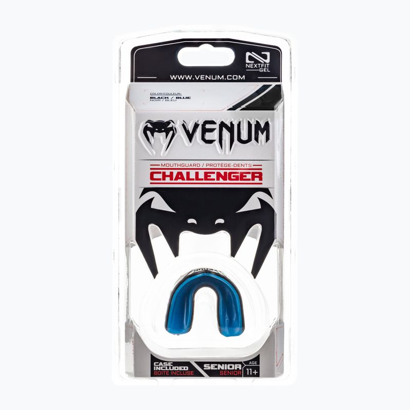 Venum Challenger Einzelkieferprotektor schwarz-blau 0618