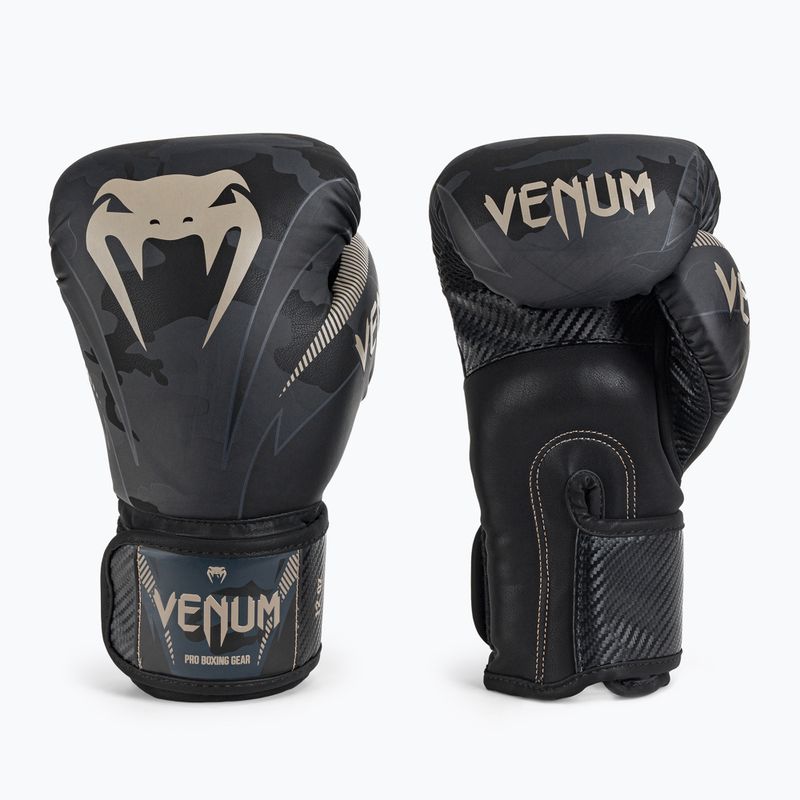 Venum Impact Boxhandschuhe schwarz-grau VENUM-03284-497
