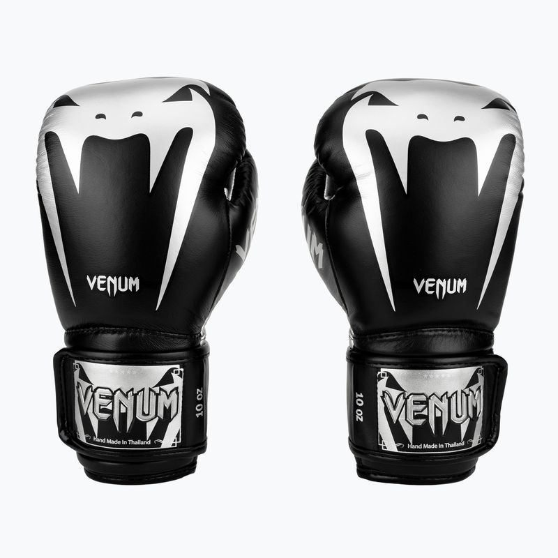 Venum Giant 3.0 schwarz und Silber Boxhandschuhe 2055-128 2