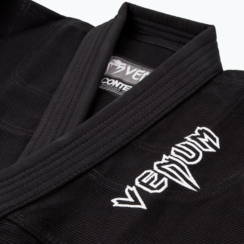 GI für Kinder brasilianischen Jiu-Jitsu Venum Contender Evo schwarz 3