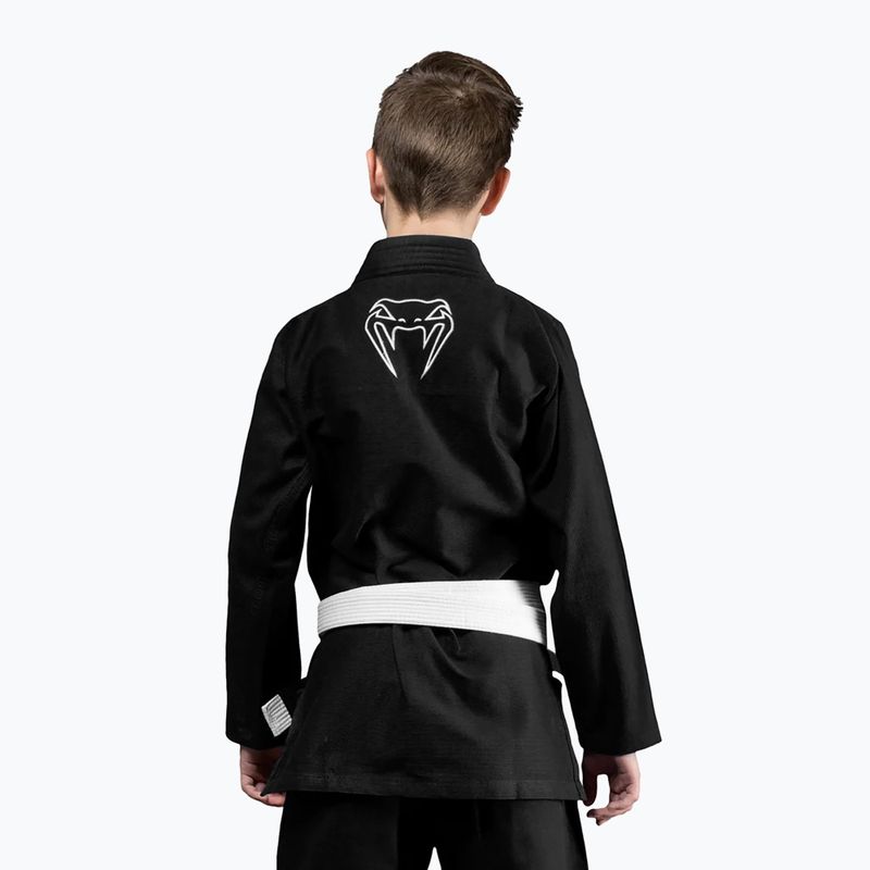 GI für Kinder brasilianischen Jiu-Jitsu Venum Contender Evo schwarz 10