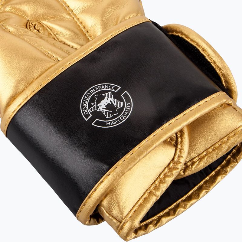 Venum Contender 2.0 schwarz/weiß-goldene Boxhandschuhe 5