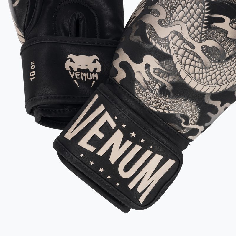 Venum Dragon's Flight schwarz/sand Boxhandschuhe 4
