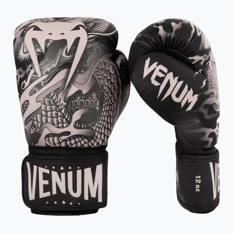 Venum Dragon's Flight schwarz/sand Boxhandschuhe 6