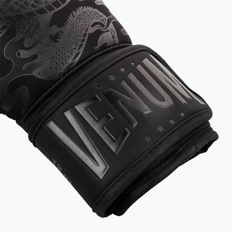 Venum Dragon's Flight schwarz/schwarze Boxhandschuhe 8